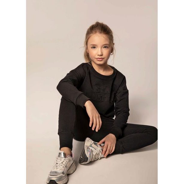 Tepláková souprava MÁMA A DCERA černá