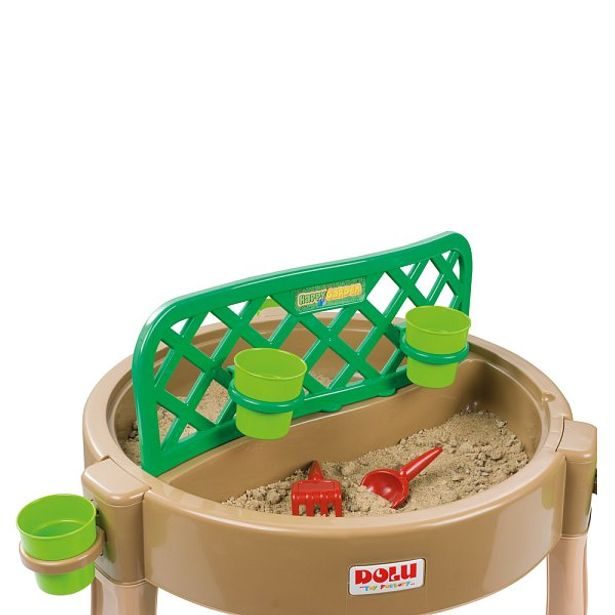 Hrací stolek 4v1 kreativní hnědý