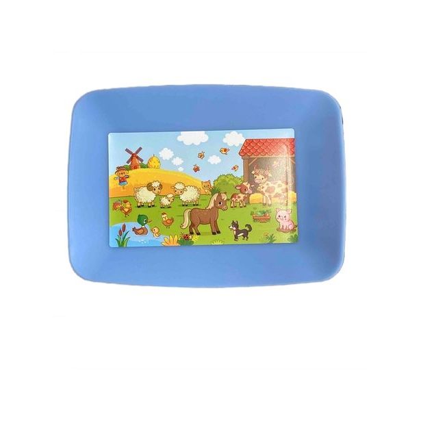 podnos 18,6x13,7cm sv.modrý-AQUA FARMA IML, plast