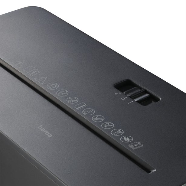 Hama Safe X40-B, skartovačka, křížový řez, 4 listy, bezpečnostní úroveň P4 T4 E3, černá