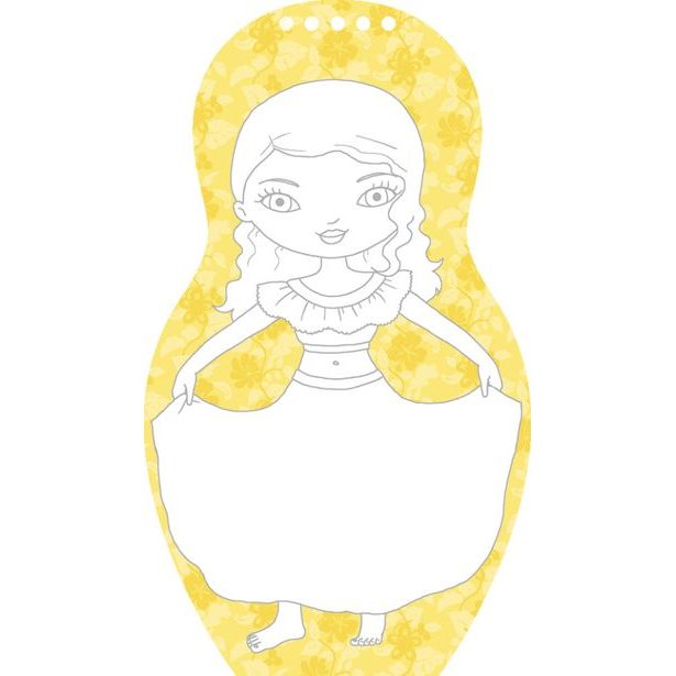 Obliekame brazílske bábiky ISABELA – Maľovanky