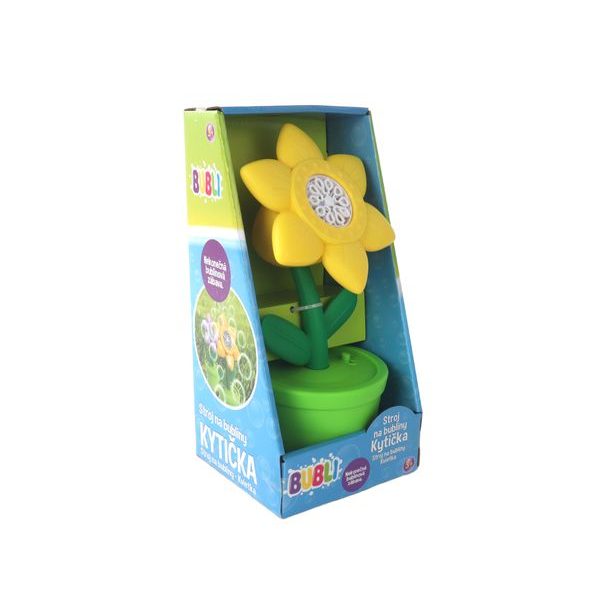 BUBLI Stroj na bubliny kytička žlutá