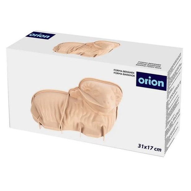 beránek 31x17x9cm silikon, oranž