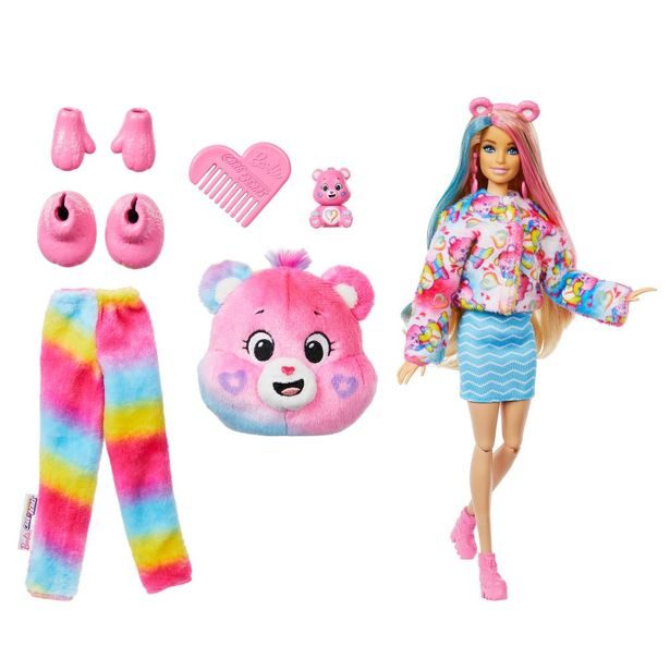 BRB CUTIE REVEAL BARBIE A STAROSTLIVÍ MEDVÍDCI SÉRIE 2 - RŮŽOVÁ