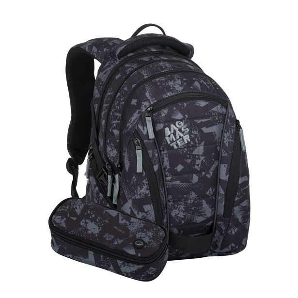 Bagmaster BAG 24 B studentský set – černo-šedý