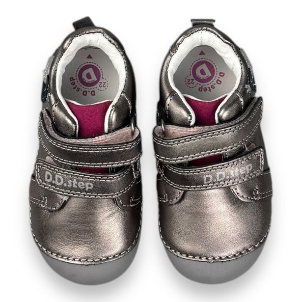 Dětská celoroční obuv DDstep - Bronzové s labutí