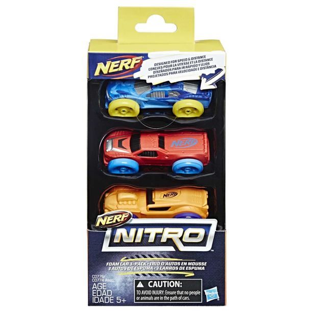 Nerf Nitro náhradní nitro 3 ks asst