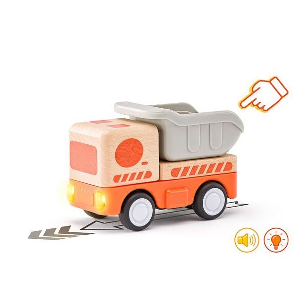 WOODY Auto nakladač se zvuky a světlem, setrvačník