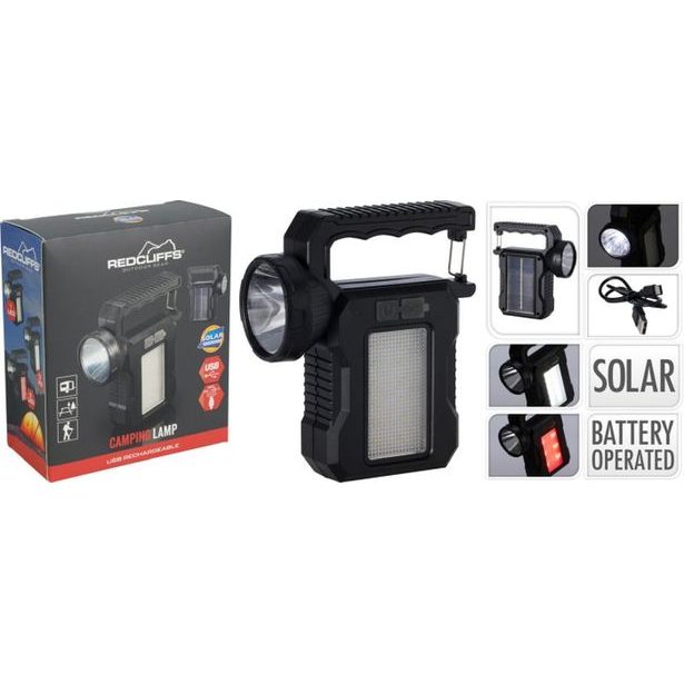 svítilna CAMP, USB nabíjení, SOLAR, LED