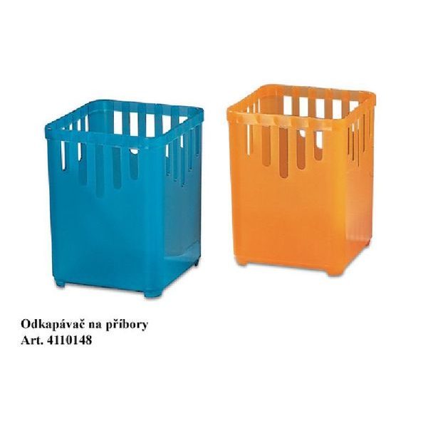 odkapávač příb.10,5x10,5x13cm, PF, plast, MIX barev