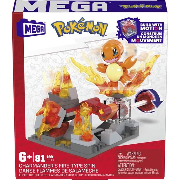 MEGA POKÉMON DOBRODRUŽSTVÍ - CHARMANDER S OHNIVÝM TYPEM