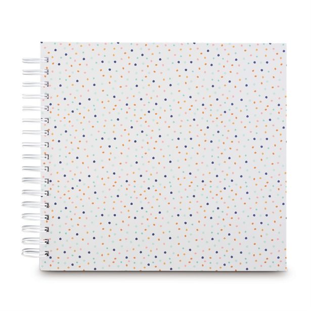 Hama album klasické spirálové CONFETTI 28x24 cm, 50 stran