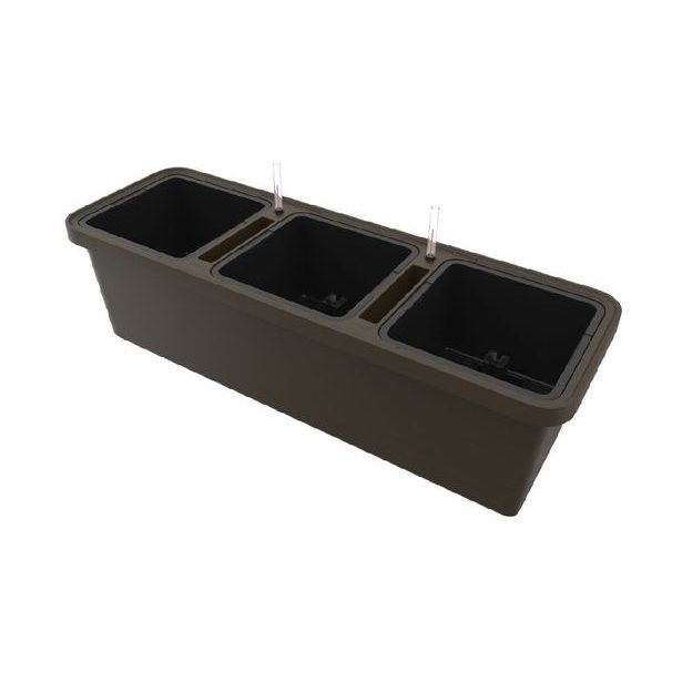 truhlík TRIO čoko 117x39x35cm BERBERIS samoz.