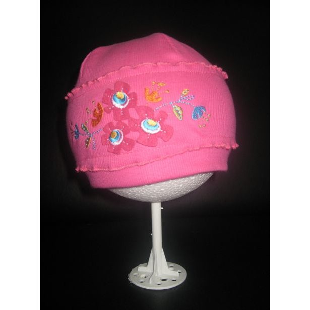 Jarní čepice PUPILL kytičky