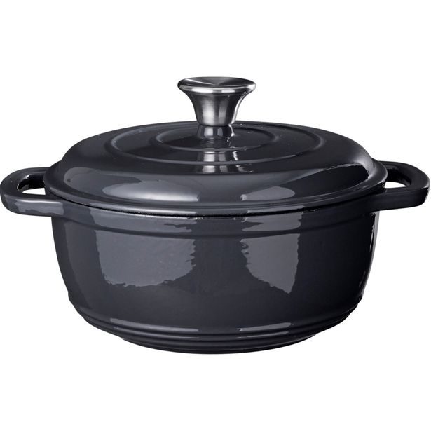 SIAKI HUISHOUD Pekáč litina 22 cm šedá KO-C85000200