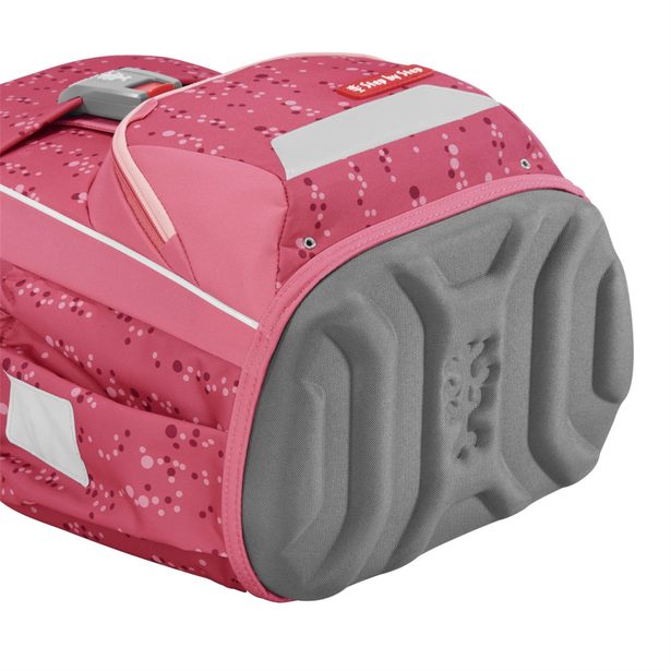 Školní aktovka Step by Step BASIS, Pink Bubbles - 4 dílný set, AGR certifikát