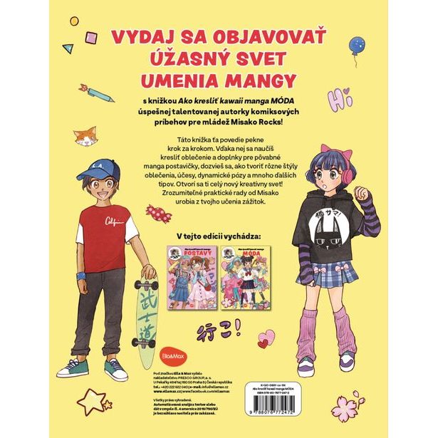 Ako kresliť KAWAII MANGA: MÓDA – Krok za krokom s MISAKO