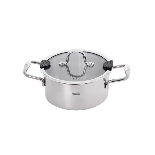 O Kastrol nerez VENICE 3 l poklice sklo