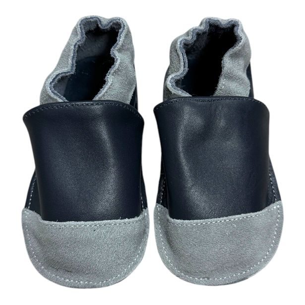 Hopi Go! Barefoot kožené capáčky - šedé