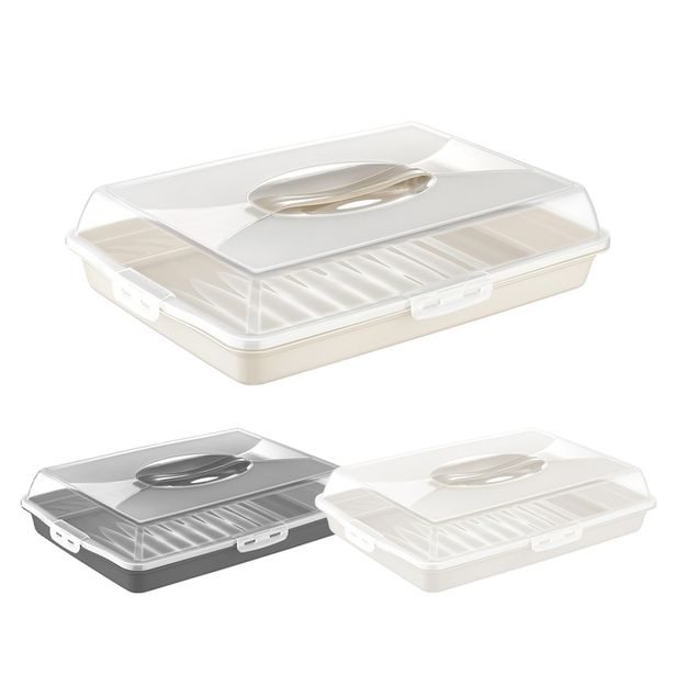 podnos 45x31x10cm na dort, víko, plast