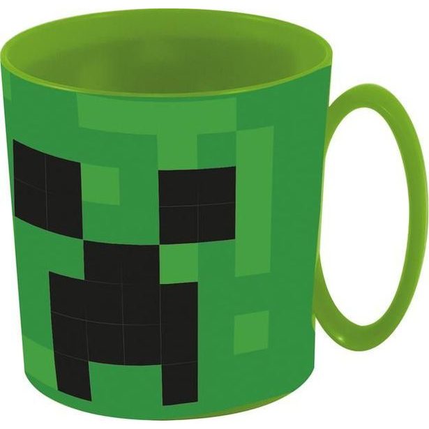 hrníček 350ml zelený MINECRAFT, plast