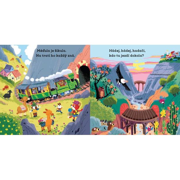 MÉĎULA ŠIKULA STROJVEDOUCÍM – Obrázky s pohyblivými prvky