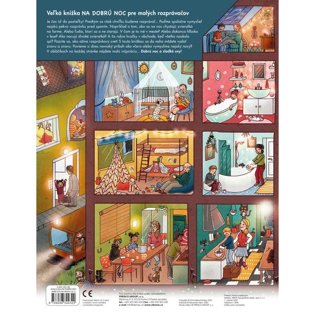 Veľká knižka NA DOBRÚ NOC pre malých rozprávačov