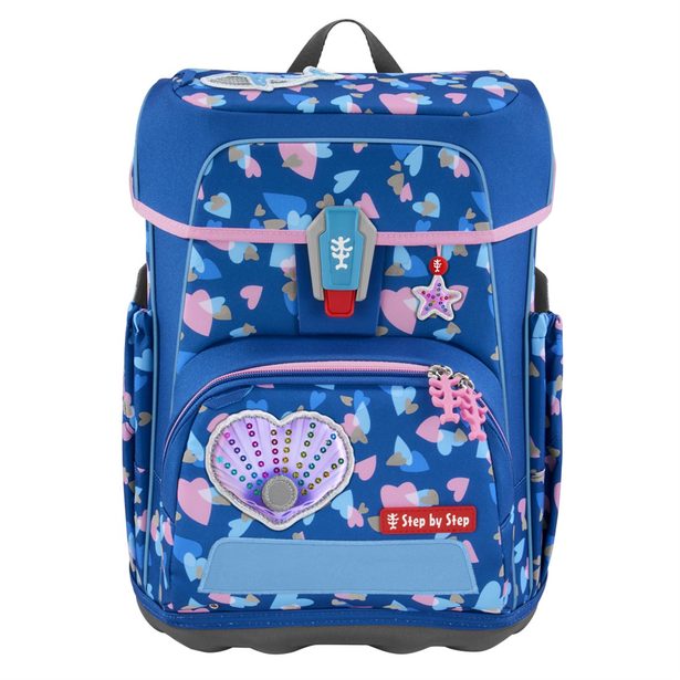 Školní aktovka Step by Step CLOUD REFLECT, Seashell Pearl - 5 dílný set, AGR certifikát