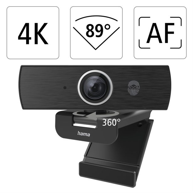 Hama PC webkamera C-900 Pro, UHD 4K, autofocus