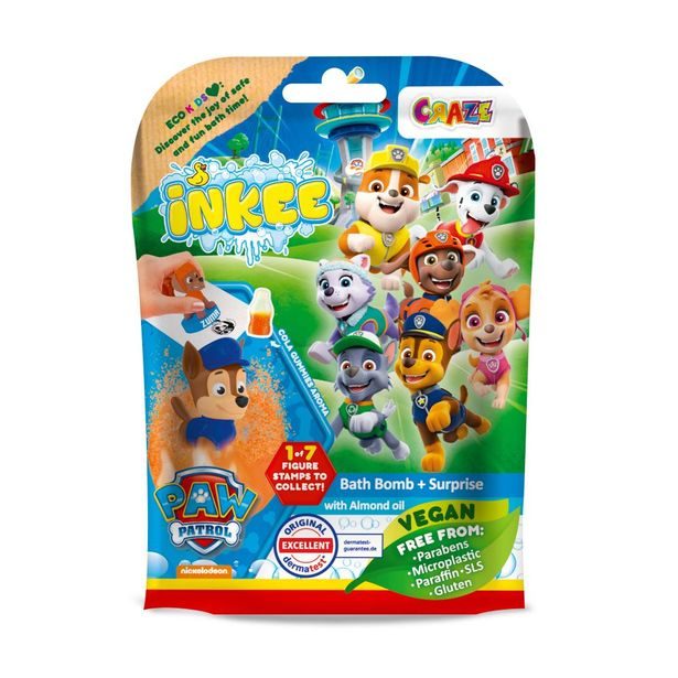 INKEE - Šumivá bomba do vany s překvapením - Paw Patrol