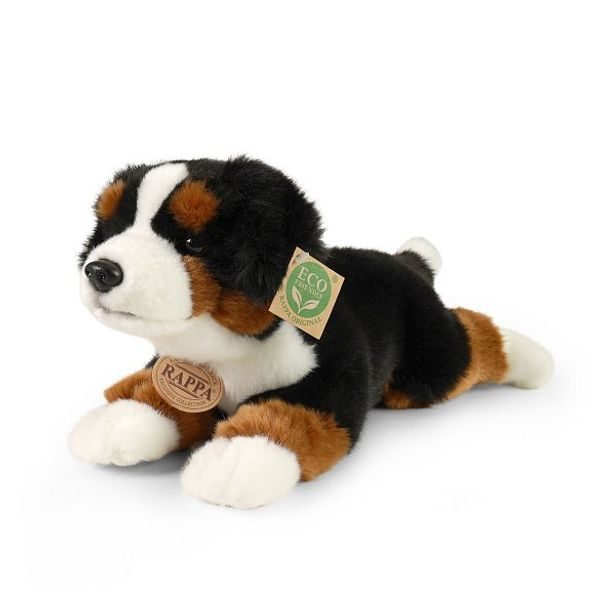 RAPPA Plyšový pes bernský salašnický ležící 30 cm ECO-FRIENDLY