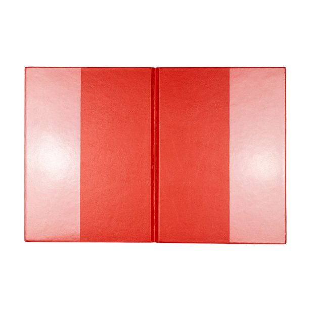 Sloha A4 SPORO boční kapsa plast - červená