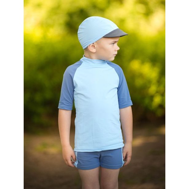 Unuo, Dětská kšiltovka s UV ochranou 50+, Sv. Modrá