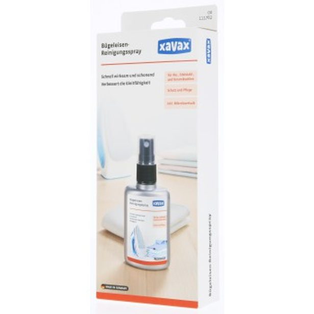 Xavax čisticí sprej na žehličku, 50 ml, včetně utěrky z mikrovlákna