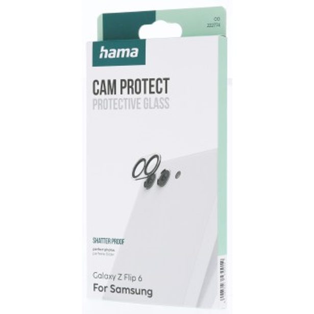 Hama Cam Protect, ochranné sklo fotoaparátu pro Samsung ZFlip6,, průhledné