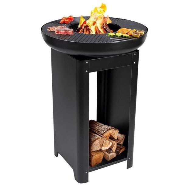 EDCO Přenosné zahradní ohniště s grilem a stojanem TEPPANYAKI ED-229074