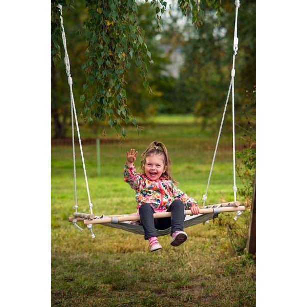 Houpací čtverec s textilií, 100cm