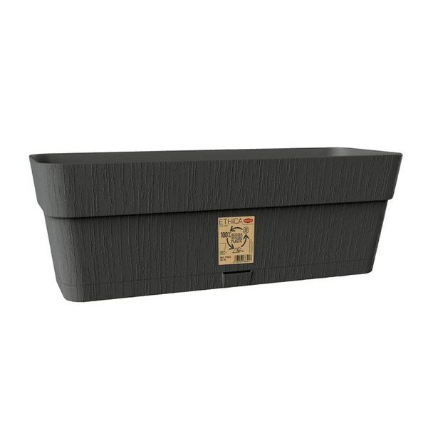 truhlík 50cm GRAFIT ETHICA+miska