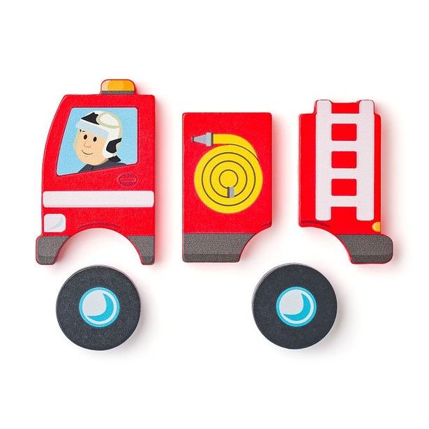 WOODY Puzzle Baby - hasič