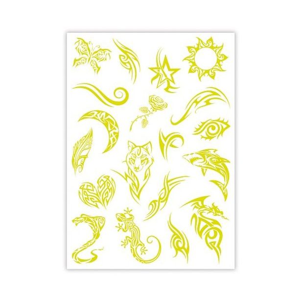 CLEMENTONI Crazy CHIC - Tetování svítící ve tmě