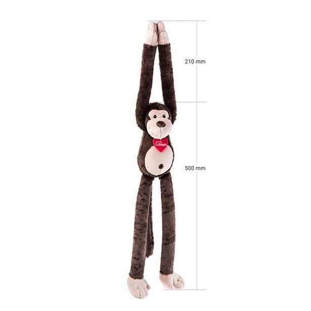 LUMPIN Opička Coffee-Hug me, 60cm