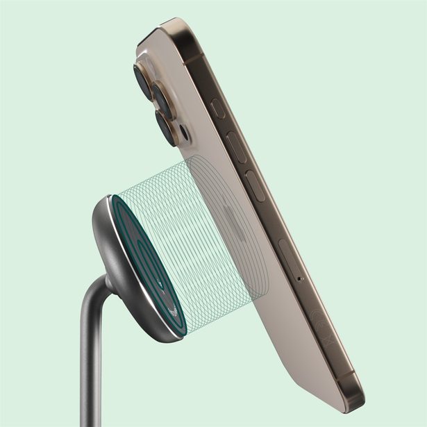 Hama bezdrátová nabíječka s držákem 2v1, Qi2 15 W, USB-C adaptér 45 W