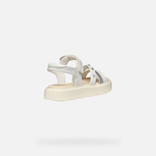 Bílé dívčí sandály Geox Sandal Kodette Gir
