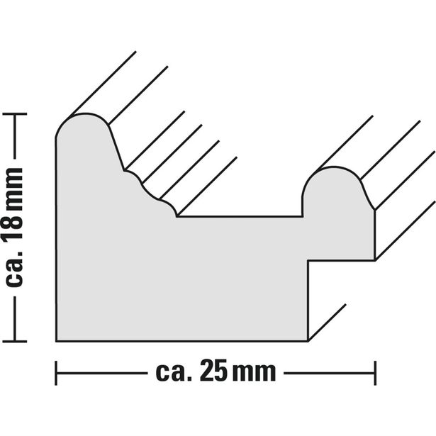 Hama rámeček plastový RUSTIC, přírodní, 20x30 cm