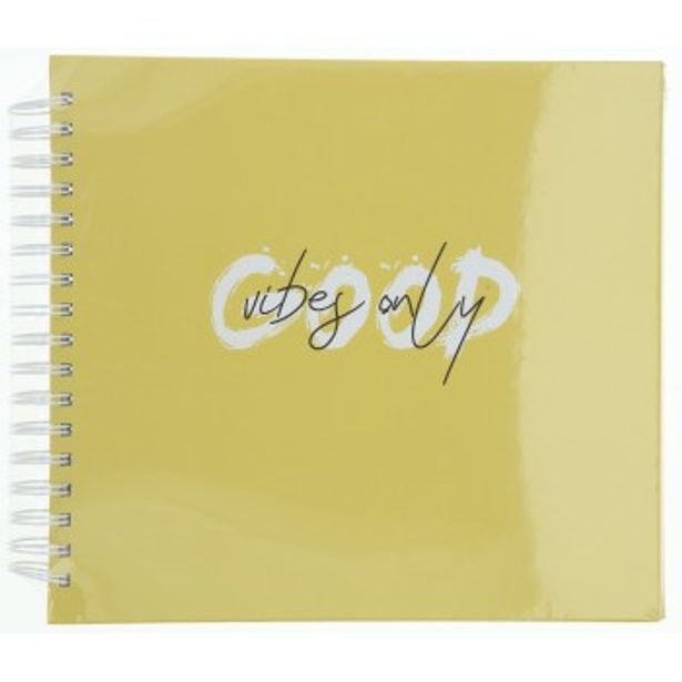 Hama album klasické spirálové Good Things VIBES 28x24 cm, 50 stran