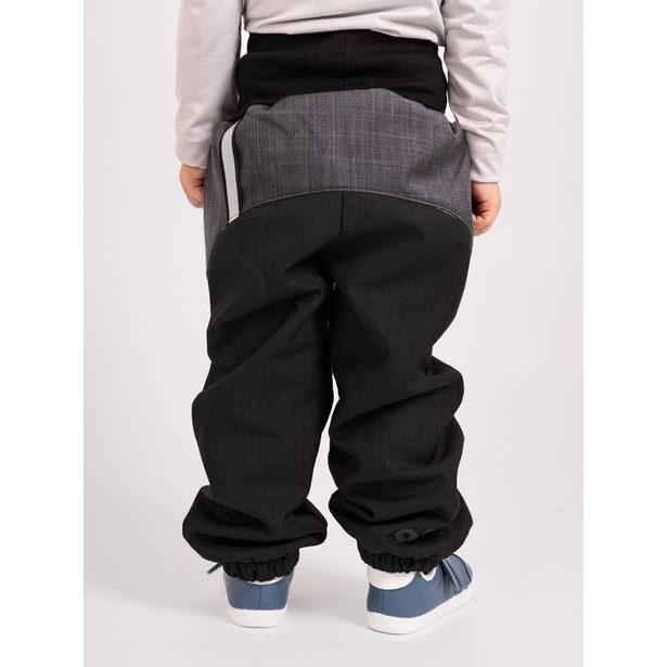 Unuo, Batolecí softshellové oteplovačky se sherpou Light, Černá Žíhaná, Šedá Žíhaná