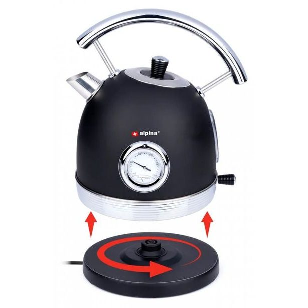 ALPINA Rychlovarná konvice s termostatem 1,8 l 2200 W ED-226994