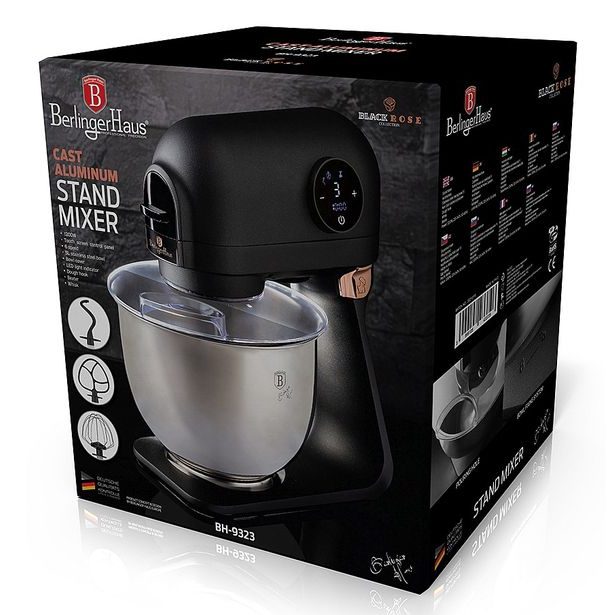 BERLINGERHAUS Kuchyňský robot digitální 1200 W Black Rose Collection BH-9323