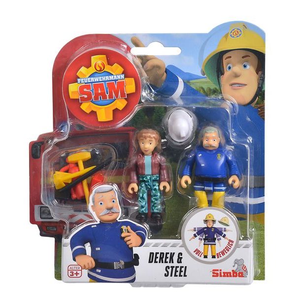 Požárník Sam Figurky 2 ks a přísl. III, 4 druhy