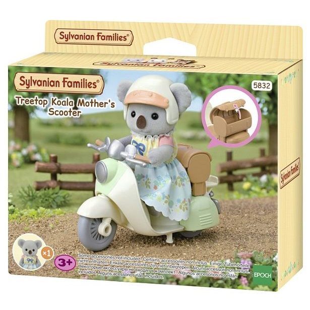 Sylvanian family Medvěd koala na koloběžce